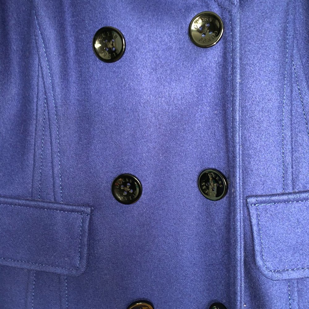 GUESS Double Collar Coat - Picture 4 of 5